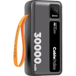 OBAL:ME CablePulse Powerbank 30000mAh 22,5W Preto - Power Bank