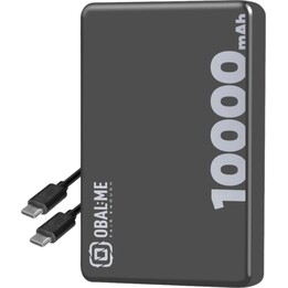 OBAL:ME MagNetix Preto 10000mAh 15W USB-C MagSafe - Powerbank
