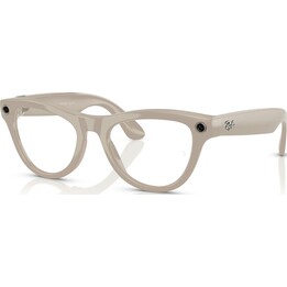 Óculos inteligentes Ray-Ban Meta Skyler RW4009 6788F3 com IA, cinzento brilhante e tom giz