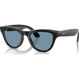 Óculos inteligentes Ray-Ban Meta Skyler RW4009 601/71 AI, preto e azul-celeste