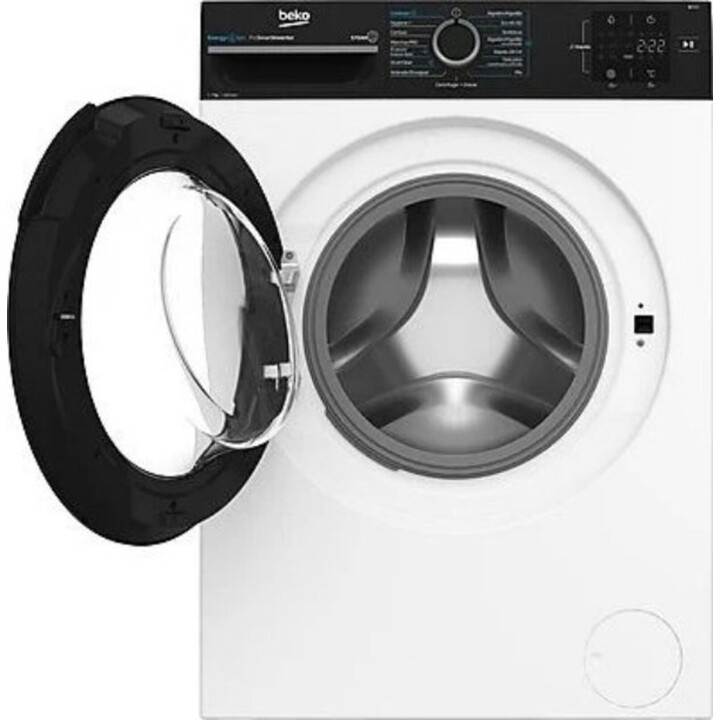 Beko BM3WFU3721WB Frontlader-Waschmaschine, 7 kg, 1200 U/min, Energieeffizienzklasse A, weiß