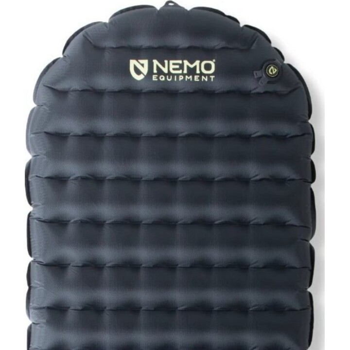 Colchón hinchable tipo momia Nemo Tensor Extreme Conditions Regular, negro/brotes de abedul/citrón