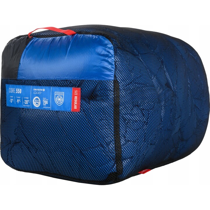 Pajak Core 550 Duck Sleeping Bag (205 cm) Blue, Size: Left