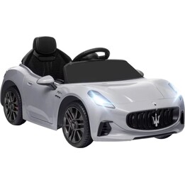 Maserati GranTurismo Folgore Carro Elétrico Infantil 12V com Controlo Remoto, Cinza