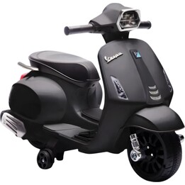Vespa TR2502 Piaggio Moto Elétrica Infantil 6V Preta