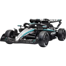 Carro elétrico infantil Mercedes-AMG Petronas F1 12 V com controlo parental, preto e verde Petronas