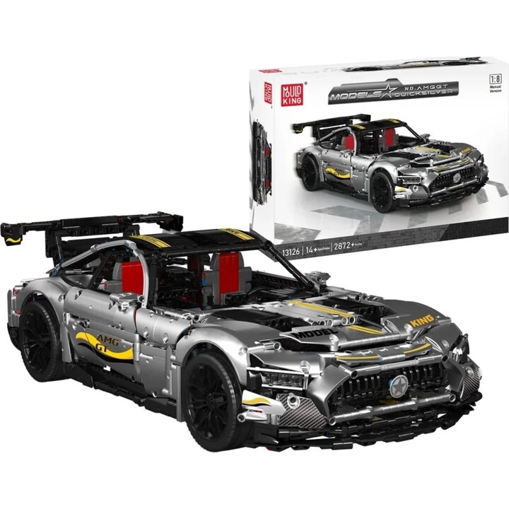 MOULD KING 13126 AMG GT Quicksilver silver sports car