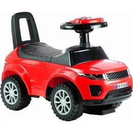 Cochecito para niños pequeños con luces rojas y juego en el volante (613 W)