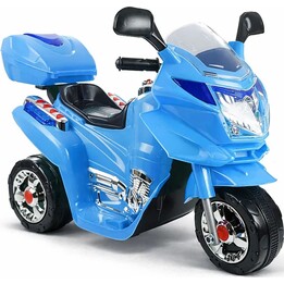 HC8051 rechargeable motor for children with blue LED lights and sounds.