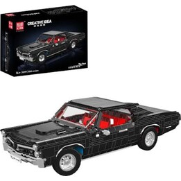MOULD KING 10199 GTO Classic muscle car building set black red