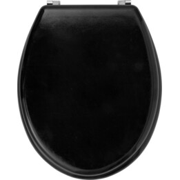 Asiento de inodoro de madera Beldray LA032355BFPEU7, negro