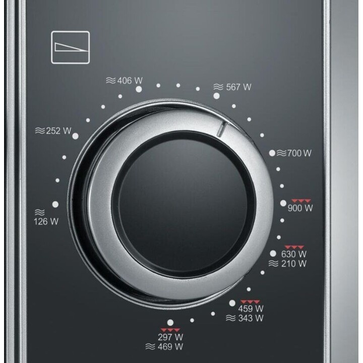 Micro-ondas Severin MW 7771 Preto/prateado 700 W Com função de grelhador e função de temporizador