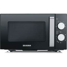 Forno a microonde Severin MW 7761, nero, acciaio inossidabile, 800 W