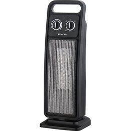 Radiateur tour en céramique BEPER P203TER002, radiateur électrique de 2 000 W avec oscillation automatique et thermostat réglabl