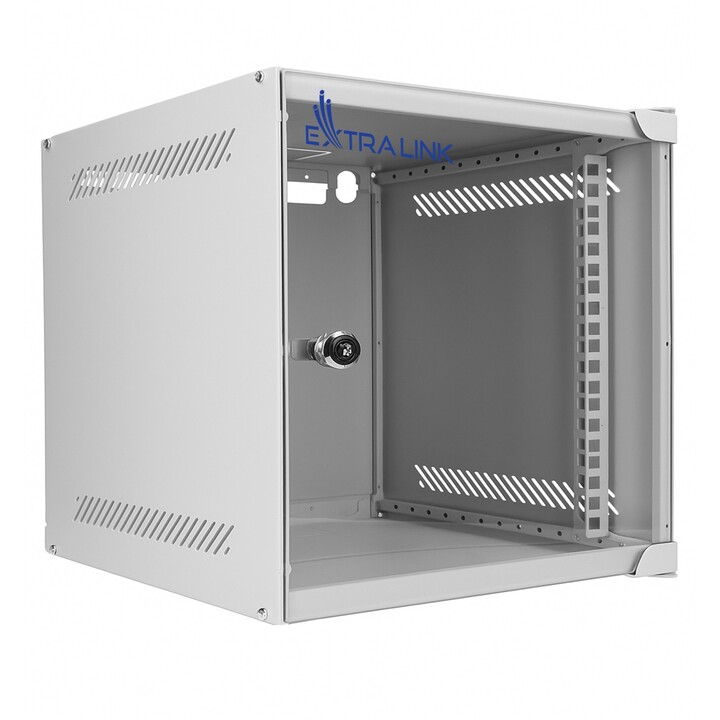 Extralink Lite 6U 10" 280x310 Wall-mounted Rackmount Cabinet Gray