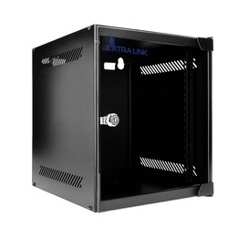 Extralink Lite 6U 10" 280x310 Wall-mounted Rackmount Cabinet Black