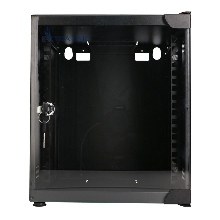 Extralink Lite 6U 10" 280x310 Wall-mounted Rackmount Cabinet Black