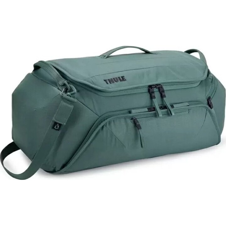 Borsa sportiva Thule 5175 Roudtrip per bicicletta, 55 L, verde nebbia