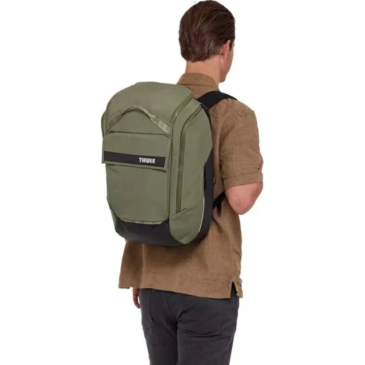 Thule 5092 Paramount Hybrid 26-liter pannier, soft green color