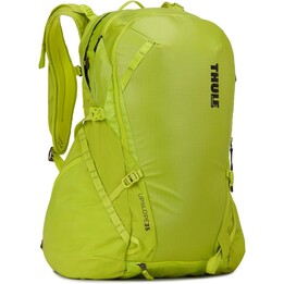 Thule 3610 Upslope 35L Backpack with Removable Airbag, Compatible with 3.0 Airbags, for Skiing and Snowboarding, Lime Green.