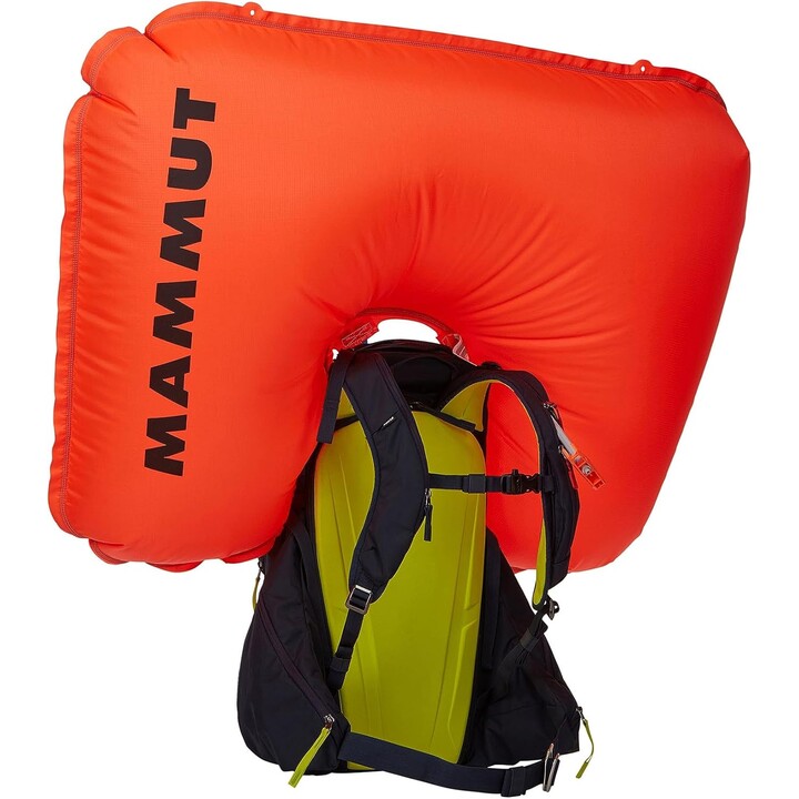 Thule 3610 Upslope 35L Backpack with Removable Airbag, Compatible with 3.0 Airbags, for Skiing and Snowboarding, Lime Green.
