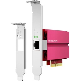 Mercusys MA510E 10G Indoor PCIe Netzwerkkarte, 1x10G RJ45 Multi-Speed Express 3.0 x4 WOL Low Profile