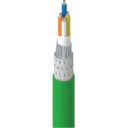 Cable PROFINET tipo B - 2 pares, 100 m, verde