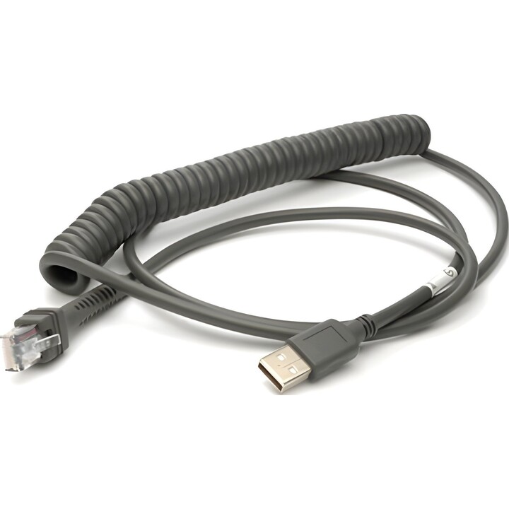 Zebra - Cable USB de 9 pies para lectores de códigos de barras