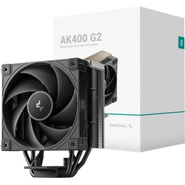 Dissipatore per CPU Deepcool AK400 G2 multisocket, nero/legno