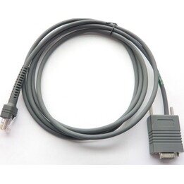 Zebra RS-232 Cable CBA-R01-S07PBR, Straight Black