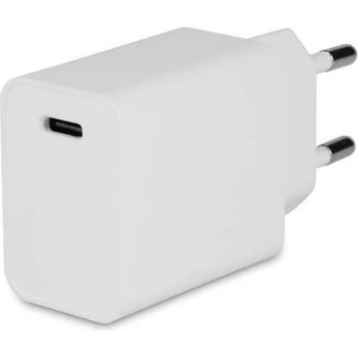 Adaptateur secteur USB-C 20 W, PD (max. 20 W), MFi, câble de charge USB-C vers Lightning et USB-C vers USB-C 1,2 m, blanc
