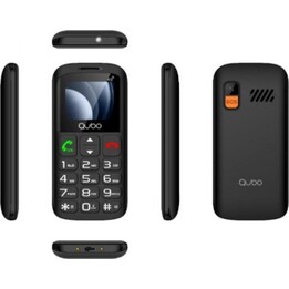 Qubo P-186BKC 4G Mobile Phone for Seniors/ Black