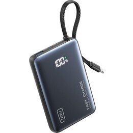 INIU Pocket Power 45W Fast Charging 10000mAh Ultra Small Power Bank with LED display Black