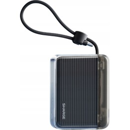SHARGE Flow Go Powerbank 10000 mAh 22,5W cavo USB-C nero