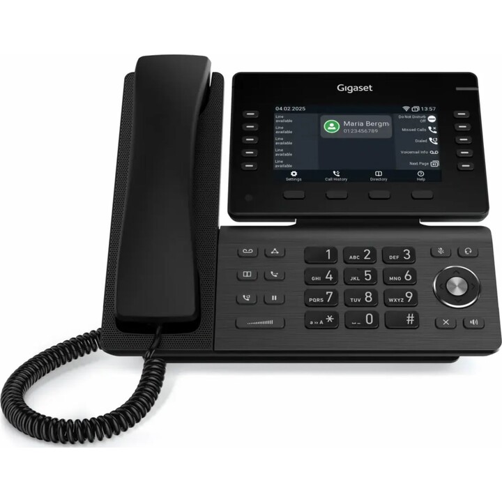 Teléfono de escritorio IP con cable Gigaset P855BW IP PRO