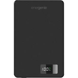 Gembird PB10-WPC15M-LCD-01 Batería externa inalámbrica magnética con pantalla LCD, 15 W, 10000 mAh, color negro