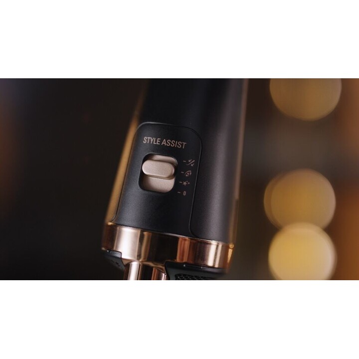 Escova de ar quente Rowenta Ultimate Experience CF9620, preta e cobre, 750 W