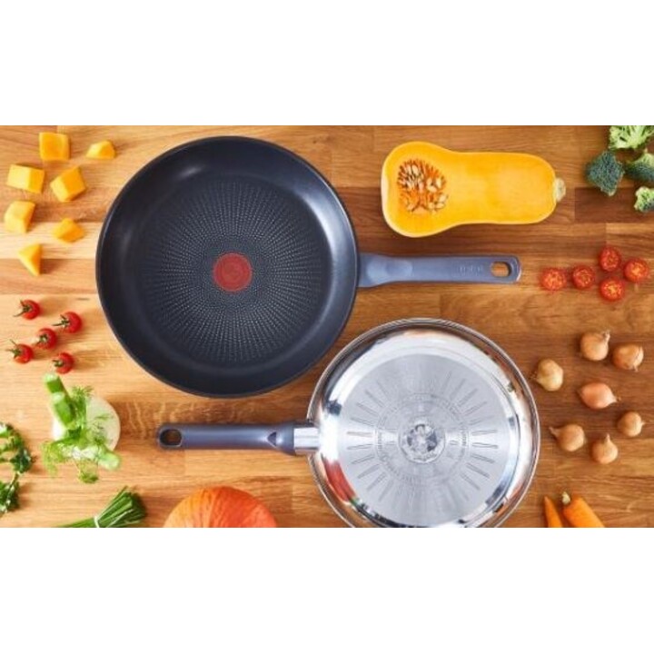 Tefal Daily Cook G7132S55 juego de 2 sartenes 24/28 cm