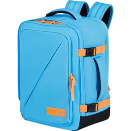 American Tourister Take2Cabin S/M Travel Backpack - Blueberry Fizz/Papaya Pop