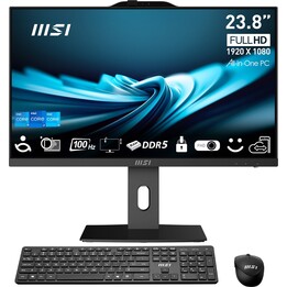 MSI Pro AP242P 14M-813EU Intel® Core™ i7 i7-14700 60.5 cm (23.8") 1920 x 1080 pixels All-in-One PC 16 GB DDR5-SDRAM 1 TB 