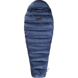 Saco de dormir Małachowski Traveller 250 M (165-176 cm) - Azul-marinho, Tamanho: Esquerda
