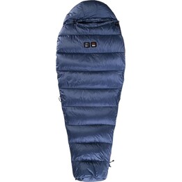 Małachowski Traveller 250 XL (189-200 cm) Down Sleeping Bag Navy Blue, Size: Left