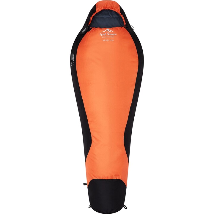 Saco de dormir sintético Fjord Nansen Finmark XL Wide (195 cm) - Carnelian, Tamanho: Esquerda