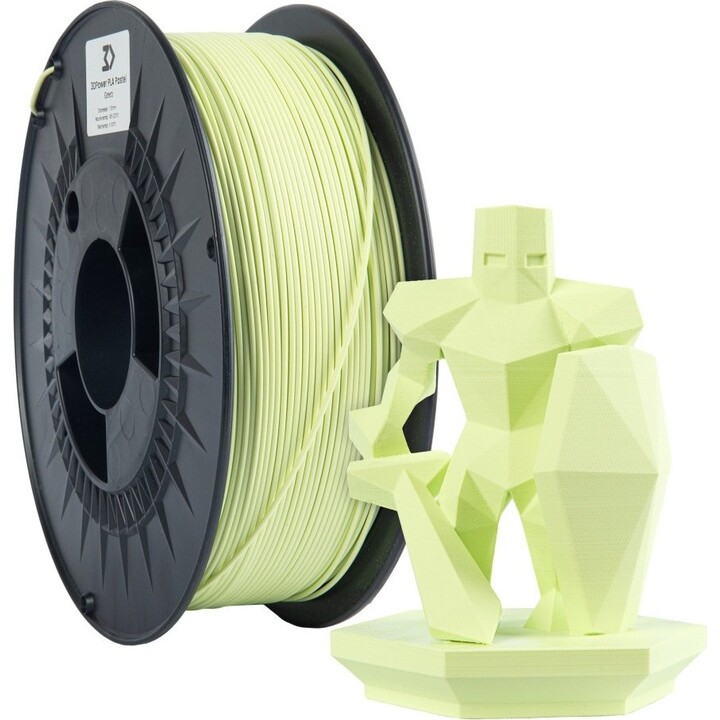 Filamento 3DPOWER PLA Pastel 1.75mm 1Kg Verde - 3DP261
