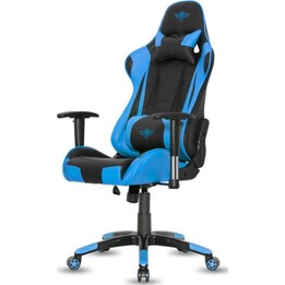 NASA Spirit cadeira gaming preto/azul claro
