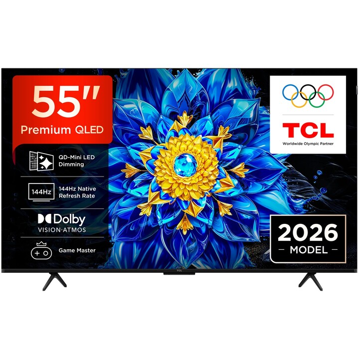 TCL P8L 55P8L Fernseher 139,7 cm (55") 4K Ultra HD Smart-TV WLAN Schwarz 450 cd/m²