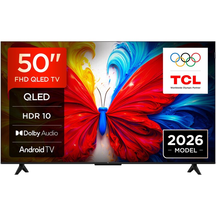 TCL S5L 50S5L Smart TV 4K Ultra HD da 127 cm (50") con Wi-Fi, colore nero, luminosità 300 cd/m².