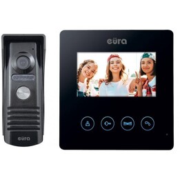 Videoportero EURA VDP-52A3 "ATIRA" negro