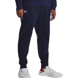 Pantalones deportivos Under Armour Rival Fleece para hombre, color azul marino, 1379774 410, talla 2XL