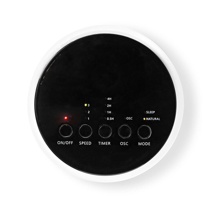 Weiße Nedis 50W Säulenventilator